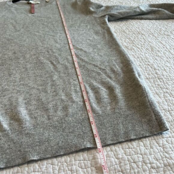 ✨ Ted Baker London Gray Bow Sleeve Wool Blend Sweater 6 - Picture 9 of 10